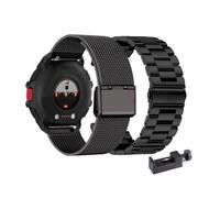 Edelstahl Metallarmband für Polar Street X 22mm Verstellbare Armband | Metall Armband, Einstellbar Ersatzarmband, Kompatible mit Polar Street X, Business Armbänder, Herren Damen Uhrenarmband
