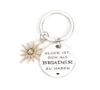 Edelstahl Schlüsselanhänger Mit Sonnenanhänger,Geschenk Guter Freundin,Metall Schlüsselanhänger,Das Perfekte Geschenk Für Guter Freundinnen,Geburtstagsgeschenke Und Kleine Aufmerksamkeiten