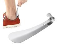 Edelstahl-Schuhlöffel - Reise-Metall-Schuhlöffel, robuster Schuhhelfer-Stick, Zubehör inklusive Zubehör für Männer, Frauen, Kinder, ältere Menschen, bequem, einfache Schuh-Tragehilfe