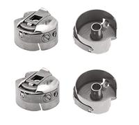Edelstahl-Spulenkapsel für Nähmaschinen, universell passend für Brother, Singer, Janome, Babylock, Kenmore und mehr, langlebiger Spulenhalter für Zuhause und Industrie, 2 Stück