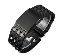 Edelstahl -Uhrband -Fit für DZ4316 DZ7395 DZ7305 Handgelenkband Männer Metall 22 mm 24 mm 28 mm 28 mm 30 mm Silber Armband