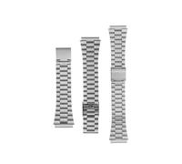Edelstahl-Uhrenarmband, 18 Mm, Passend For Casio A158 A159 A169 B650 AQ-230 LA-680 AE1200 LA-670 F91W F84 SGW400, Solides Metallarmband(Seel three-beads,18mm)