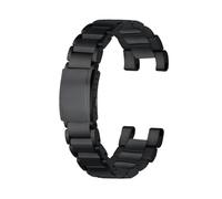 Edelstahl Uhrenarmband Konvex Spezialanstoß für Casio G-Shock B100 | Silber Schwarz Metallband Massives Ersatz Armband Spezialanstoß Casual