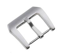 Edelstahl-Uhrenarmband Verschluss Band Schnalle Uhr Schnalle, Reparatur teil - Silber - 16 mm