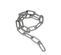 Edelstahl V4A Kette, 2,0 Meter, 6 mm Materialstärke, 312,5 kg Maximalbelastung, langgliedrig, rostfrei, poliert, ähnlich DIN763 - Tecklenborg Kegel GmbH