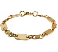 Edelstahlarmband ADELIA´S "Unisex Armband aus Edelstahl" Gr. 19, gold, Armbänder, Damen, 19, Edelstahl, Edelstahlarmband (23092351-19) gold