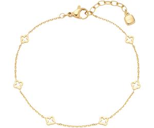 Edelstahlarmband CIAO BY LEONARDO "Janna CIAO", gold (gelbgoldfarben), Armbänder, Damen, 19,5cm, Edelstahl, Edelstahlarmband (23130503-0) gelbgoldfarben