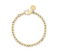 Edelstahlarmband COPENHAGEN STUDIOS "Schmuck Geschenk Edelstahl Armkette Basic Chunky", gold (gelbgoldfarben), Armbänder, Damen, 21cm, Edelstahl, Edelstahlarmband (71835534-0) gelbgoldfarben