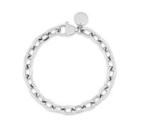 Edelstahlarmband COPENHAGEN STUDIOS "Schmuck Geschenk Edelstahl Armkette Basic Chunky", silber (edelstahlfarben), Armbänder, Damen, 22cm, Edelstahl, Edelstahlarmband (38983117-0) edelstahlfarben