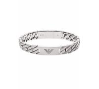 Edelstahlarmband EMPORIO ARMANI "Schmuck Geschenk Edelstahl Armschmuck", silber (silberfarben), Armbänder, Damen, 20,5cm, Edelstahl, Edelstahlarmband (63880610-0) silberfarben