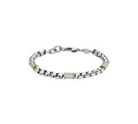 Edelstahlarmband FOSSIL "Schmuck Geschenk Edelstahl Armschmuck JEWELRY", gold (edelstahlfarben, gelbgoldfarben), Armbänder, Damen, 19,5cm, Edelstahl, Edelstahlarmband (12403422-0) edelstahlfarben, gel