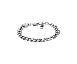 Edelstahlarmband FOSSIL "Schmuck Geschenk Edelstahl JEWELRY BOLD CHAINS", silber (edelstahlfarben), Armbänder, Damen, Edelstahl, Edelstahlarmband (22650157-0) edelstahlfarben