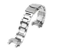 Edelstahlarmband, kompatibel mit der Casio-Uhr MTG-B1000/G1000, modifiziertes massives Stahlarmband, Herren-Metallarmband, Zubehör(Silver)