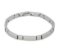 Edelstahlarmband VIVANCE "Element", silber (silberfarben), Armbänder, Damen, Edelstahl, Edelstahlarmband (310283-0) silberfarben