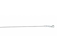 Edelstahlkette ADELIA´S "Damen Edelstahl Schlangen Halskette Ø 1 mm", silber, Halsketten, Damen, 50, Edelstahl, Edelstahlkette, Edelstahlschmuck für Damen (21189821-0) silber