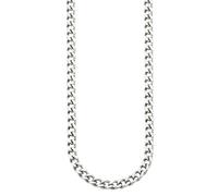 Edelstahlkette BRUNO BANANI "Schmuck Geschenk Halskette Panzerkette Silber" Gr. 55, silber (edelstahlfarben), Halsketten, Herren, 55, Edelstahl, L: 55 B: 6mm, Edelstahlkette, B:6mm (90244326-55) edels