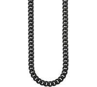 Edelstahlkette BRUNO BANANI "Schmuck Geschenk Halsschmuck Halskette", schwarz, Halsketten, Damen, Edelstahl, L: 55 B: 7mm, Edelstahlkette, B:7mm (54345158-0) schwarz