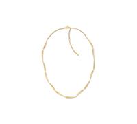Edelstahlkette CALVIN KLEIN "ELONGATED DROP LE", gold (gelbgoldfarben), Halsketten, Damen, Edelstahl, L: 41 B: 3mm, Edelstahlkette, B:3mm (86536951-0) gelbgoldfarben