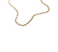 Edelstahlkette CALVIN KLEIN "GEOMETRIC", gold (gelbgoldfarben), Halsketten, Damen, Edelstahl, L: 51 B: 4mm, Edelstahlkette, B:4mm (94366550-0) gelbgoldfarben