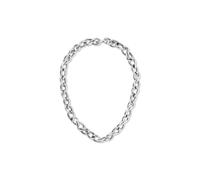 Edelstahlkette CALVIN KLEIN "SCULPTURED DROPS", silber (edelstahlfarben), Halsketten, Damen, Edelstahl, L: 52,5 B: 12mm, Edelstahlkette, B:12mm (12585561-0) edelstahlfarben