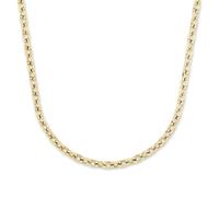 Edelstahlkette COPENHAGEN STUDIOS "Schmuck Geschenk Halskette Basic Chunky", gold (gelbgoldfarben), Halsketten, Damen, Edelstahl, L: 45 B: 6mm, Edelstahlkette, B:6mm (34022131-0) gelbgoldfarben