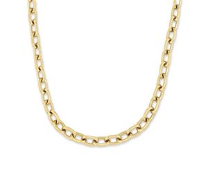 Edelstahlkette COPENHAGEN STUDIOS "Schmuck Geschenk Halskette Basic Chunky", gold (gelbgoldfarben), Halsketten, Damen, Edelstahl, L: 50 B: 8mm, Edelstahlkette, B:8mm (82752849-0) gelbgoldfarben