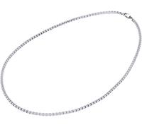 Edelstahlkette FIRETTI "Schmuck Geschenk Edelstahl Halsschmuck Halskette Venezianerkette Color" Gr. 60, silber (weiß, edelstahlfarben), Halsketten, Damen, 60, Edelstahl, L: 60 B: 3,5mm, Edelstahlkette