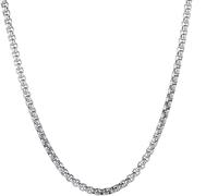 Edelstahlkette FIRETTI "Schmuck Geschenk Edelstahl Halsschmuck Halskette Venezianerkette Color" Gr. 60, silber (edelstahlfarben), Halsketten, Damen, 60, Edelstahl, L: 60 B: 3,5mm, Edelstahlkette, B:3,