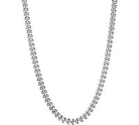 Edelstahlkette FIRETTI "Schmuck Geschenk Edelstahl Halsschmuck Halskette Weizenähren", silber (edelstahlfarben), Halsketten, Damen, Edelstahl, L: 46 B: 5,2mm, Edelstahlkette, B:5,2mm (42518635-0) edel