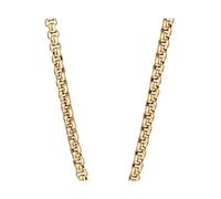 Edelstahlkette FIRETTI "Schmuck Geschenk Venezianerkettengliederung, 2,5 mm breit" Gr. 50, gold (gelbgoldfarben), Halsketten, Damen, 50, Edelstahl, B: 2,5mm, Edelstahlkette, B:2,5mm (53381824-50) gelb