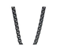 Edelstahlkette FIRETTI "Schmuck Geschenk Venezianerkettengliederung, 2,5 mm breit" Gr. 65, schwarz, Halsketten, Damen, 65, Edelstahl, B: 2,5mm, Edelstahlkette, B:2,5mm (69430937-65) schwarz