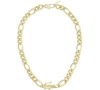 Edelstahlkette LACOSTE "CROCODILE", gold (gelbgoldfarben), Halsketten, Damen, Edelstahl, L: 56, Edelstahlkette (95306932-0) gelbgoldfarben