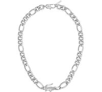 Edelstahlkette LACOSTE "CROCODILE", silber (edelstahlfarben), Halsketten, Damen, Edelstahl, L: 56, Edelstahlkette (54856465-0) edelstahlfarben