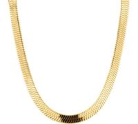 Edelstahlkette LIEBESKIND BERLIN "LJ-0884-N-45, LJ-0885-N-45", gold (gelbgoldfarben), Halsketten, Damen, Edelstahl, L: 45 B: 6mm, Edelstahlkette, B:6mm (51008438-0) gelbgoldfarben