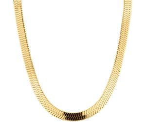 Edelstahlkette LIEBESKIND BERLIN "LJ-0884-N-45, LJ-0885-N-45", gold (gelbgoldfarben), Halsketten, Damen, Edelstahl, L: 45 B: 6mm, Edelstahlkette, B:6mm (51008438-0) gelbgoldfarben