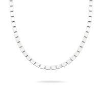 Edelstahlkette LIEBESKIND BERLIN "Schmuck Geschenk Halskette Berlin Nights", edelstahlfarben, Halsketten, Herren, Edelstahl, L: 45 B: 5mm, Edelstahlkette, B:5mm (95201214-0)