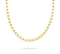 Edelstahlkette LIEBESKIND BERLIN "Schmuck Geschenk Halskette Berlin Nights", gelbgoldfarben, Halsketten, Herren, Edelstahl, L: 45 B: 5mm, Edelstahlkette, B:5mm (36015867-0)