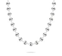 Edelstahlkette LIEBESKIND BERLIN "Schmuck Geschenk Halskette Steel Ball", edelstahlfarben, Halsketten, Damen, Edelstahl, L: 45 B: 7mm, Edelstahlkette, B:7mm (49207114-0) edelstahlfarben