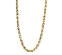Edelstahlkette LOTUS "Temptation Game", gelbgoldfarben, Halsketten, Herren, Edelstahl, L: 55 B: 6mm, Edelstahlkette, B:6mm (47076649-0) gelbgoldfarben