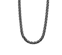 Edelstahlkette LOTUS "Temptation Game", schwarz, Halsketten, Herren, Edelstahl, L: 60 B: 4mm, Edelstahlkette, B:4mm (92781042-0) schwarz