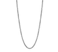 Edelstahlkette LOTUS "Urban Man", silber (edelstahlfarben), Halsketten, Herren, Edelstahl, L: 60 B: 6,2mm, Edelstahlkette, B:6,2mm (10647153-0) edelstahlfarben
