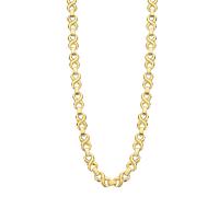 Edelstahlkette LOTUS "Urban Woman - Infinity Unendlichkeitsschleife", gold (gelbgoldfarben), Halsketten, Damen, Edelstahl, L: 55 B: 7,2mm, Edelstahlkette, B:7,2mm (35000528-0) gelbgoldfarben