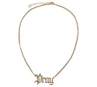 Edelstahlkette MISTERTEE "MisterTee Unisex Pray Chunky Necklace", gold, Halsketten, Herren, onesize, Edelstahlkette (22244153-0) gold