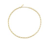 Edelstahlkette POLICE "Player", gold (gelbgoldfarben), Halsketten, Herren, Edelstahl, L: 55 B: 4,5mm, Edelstahlkette, B:4,5mm (39438436-0) gelbgoldfarben