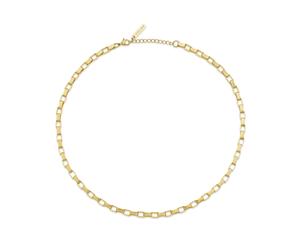 Edelstahlkette POLICE "Player", gold (gelbgoldfarben), Halsketten, Herren, Edelstahl, L: 55 B: 4,5mm, Edelstahlkette, B:4,5mm (39438436-0) gelbgoldfarben