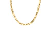 Edelstahlkette S.OLIVER "2036845", beige (gelbgoldfarben, beige), Halsketten, Damen, Edelstahl, L: 45, Edelstahlkette (15426316-0)