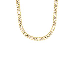 Edelstahlkette S.OLIVER "2036865", gold (gelbgoldfarben), Halsketten, Herren, Edelstahl, L: 50, Edelstahlkette (24871168-0) gelbgoldfarben