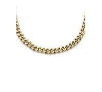Edelstahlkette S.OLIVER "Schmuck Geschenk Edelstahl Halskette Bold Link", gold (gelbgoldfarben), Halsketten, Herren, Edelstahl, L: 55 B: 7,8mm, Edelstahlkette, B:7,8mm (54081934-0) gelbgoldfarben