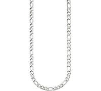 Edelstahlkette "Schmuck Geschenk Edelstahl Halsschmuck Figarokette", silber (edelstahlfarben), ANISTON JEWELRY & WATCHES, Halsketten, Damen, Edelstahl, L: 47 B: 6,6mm, Edelstahlkette, B:6,6mm (8740502
