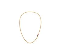 Edelstahlkette TOMMY HILFIGER "BRUCE CHAIN", gelbgoldfarben, Halsketten, Damen, Edelstahl, L: 56 B: 6mm, Edelstahlkette, B:6mm (46377645-0) gelbgoldfarben
